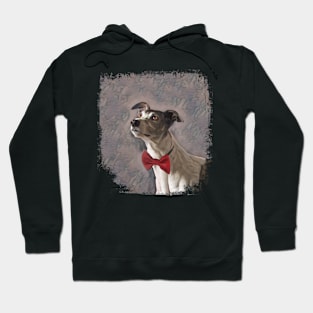 Greyhound Dog Portrait Hoodie